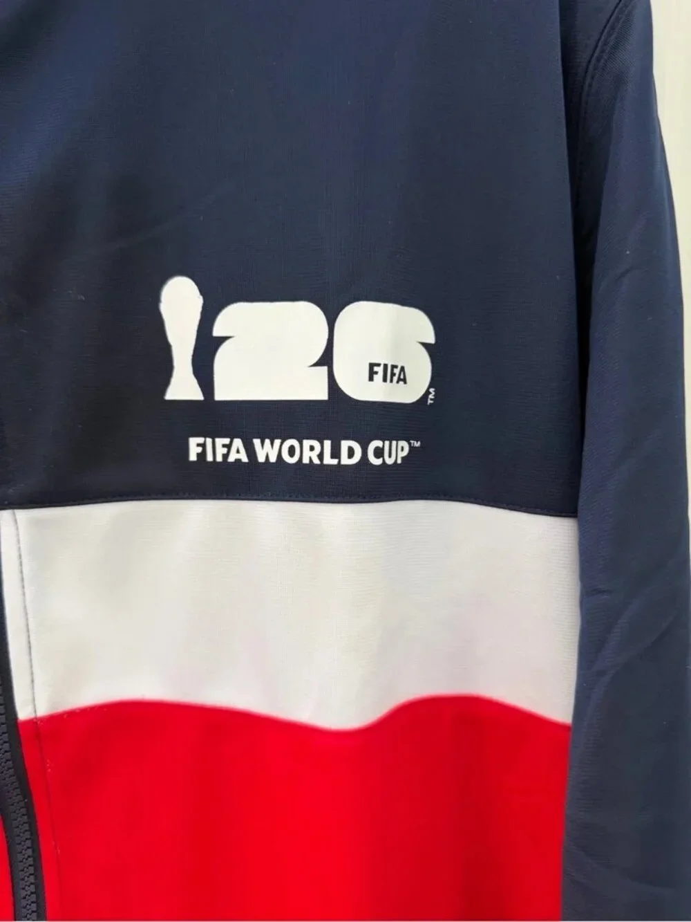 NEW Official FIFA World Cup Soccer 26 USA Track Jacket NWT XXL Full Zip